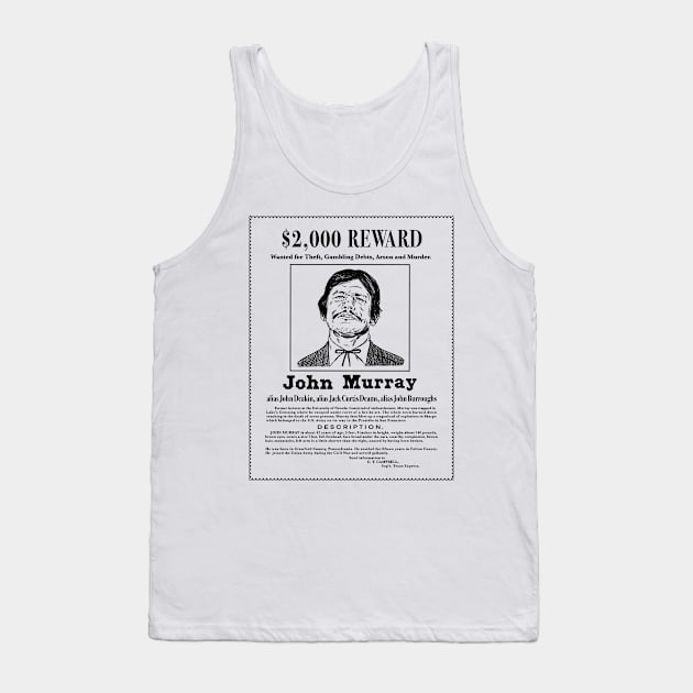 Breakheart Pass Wanted Poster Tank Top by Scum & Villainy